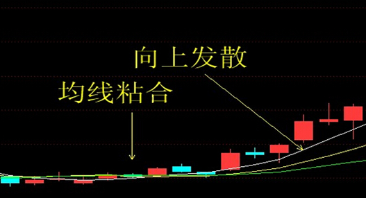 均線粘合