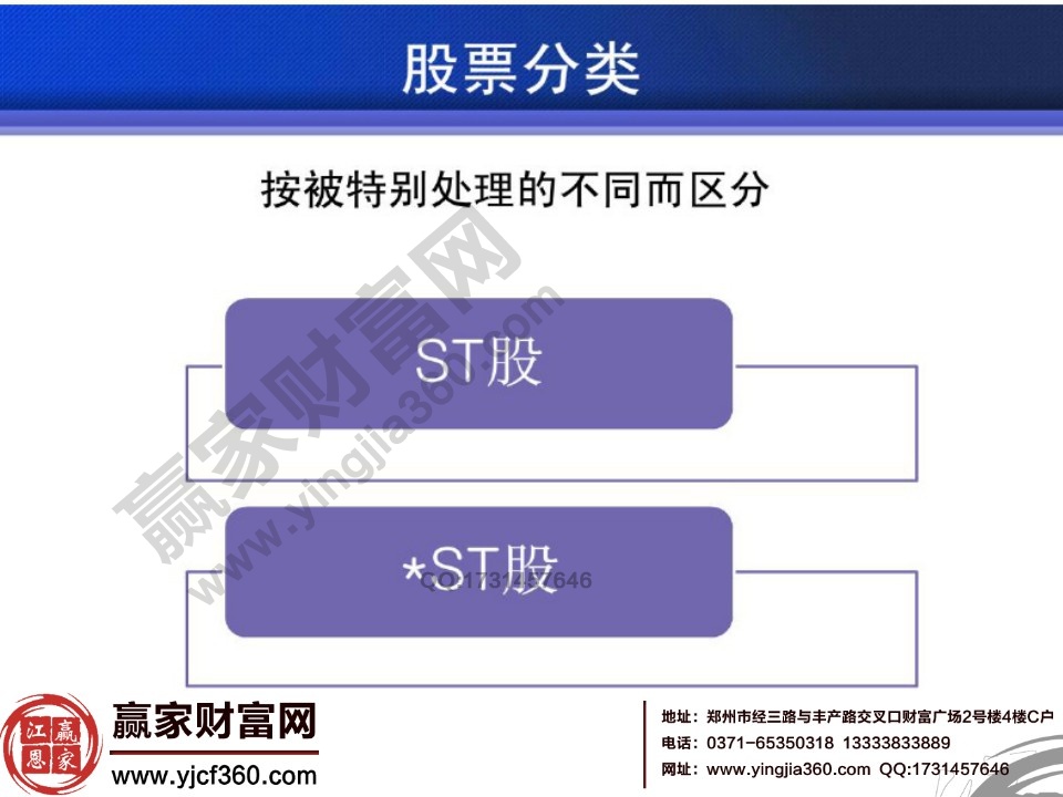 ST股和*ST股