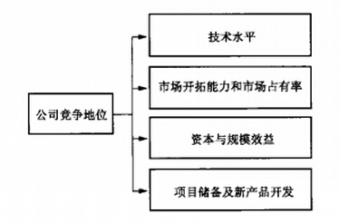 公司競爭的地位分析