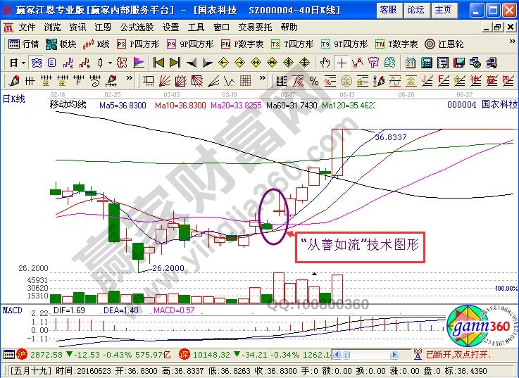 “從善如流”圖形的投資運用