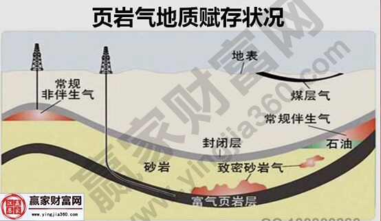 頁(yè)巖氣地質(zhì)賦存狀況圖